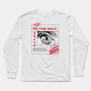 Windows To The Soul Eyes Eye Perception Truth Long Sleeve T-Shirt